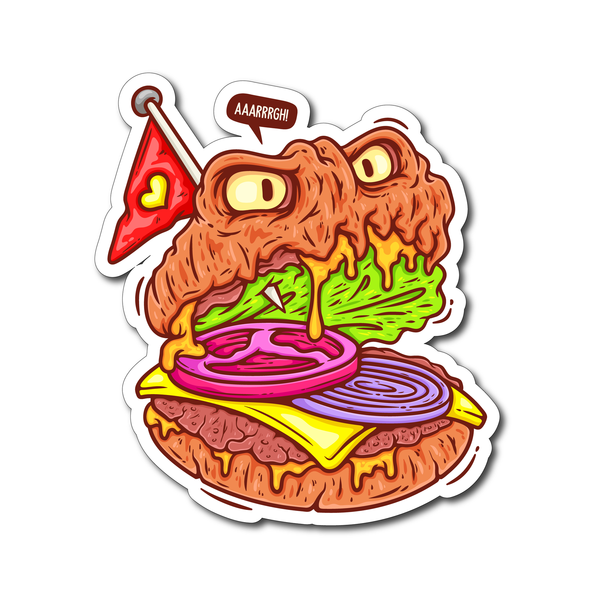 The gaping burger